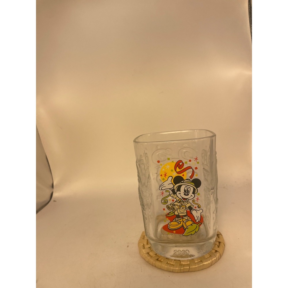 Mickey Mouse McDonalds 2000 Walt Disney World Animal Kingdom Celebration Glass